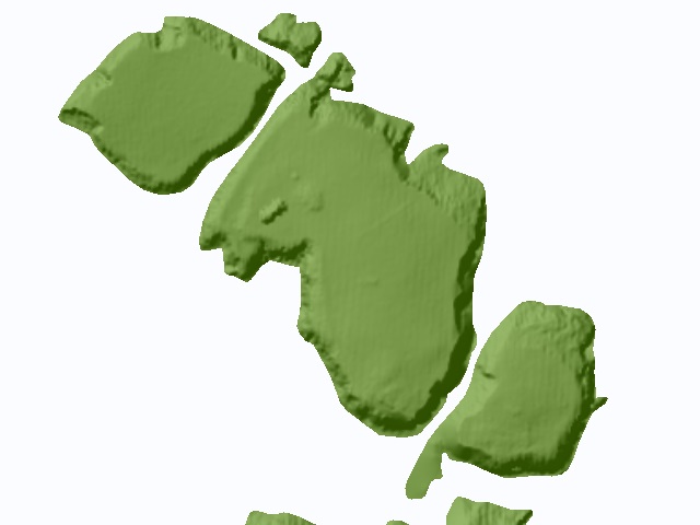 MDT. Fuente: LIDAR-PNOA © Instituto Geográfico Nacional de España - Xunta de Galicia